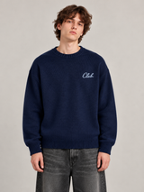 Lacivert Club Originals Boxy Fit Triko Kazak