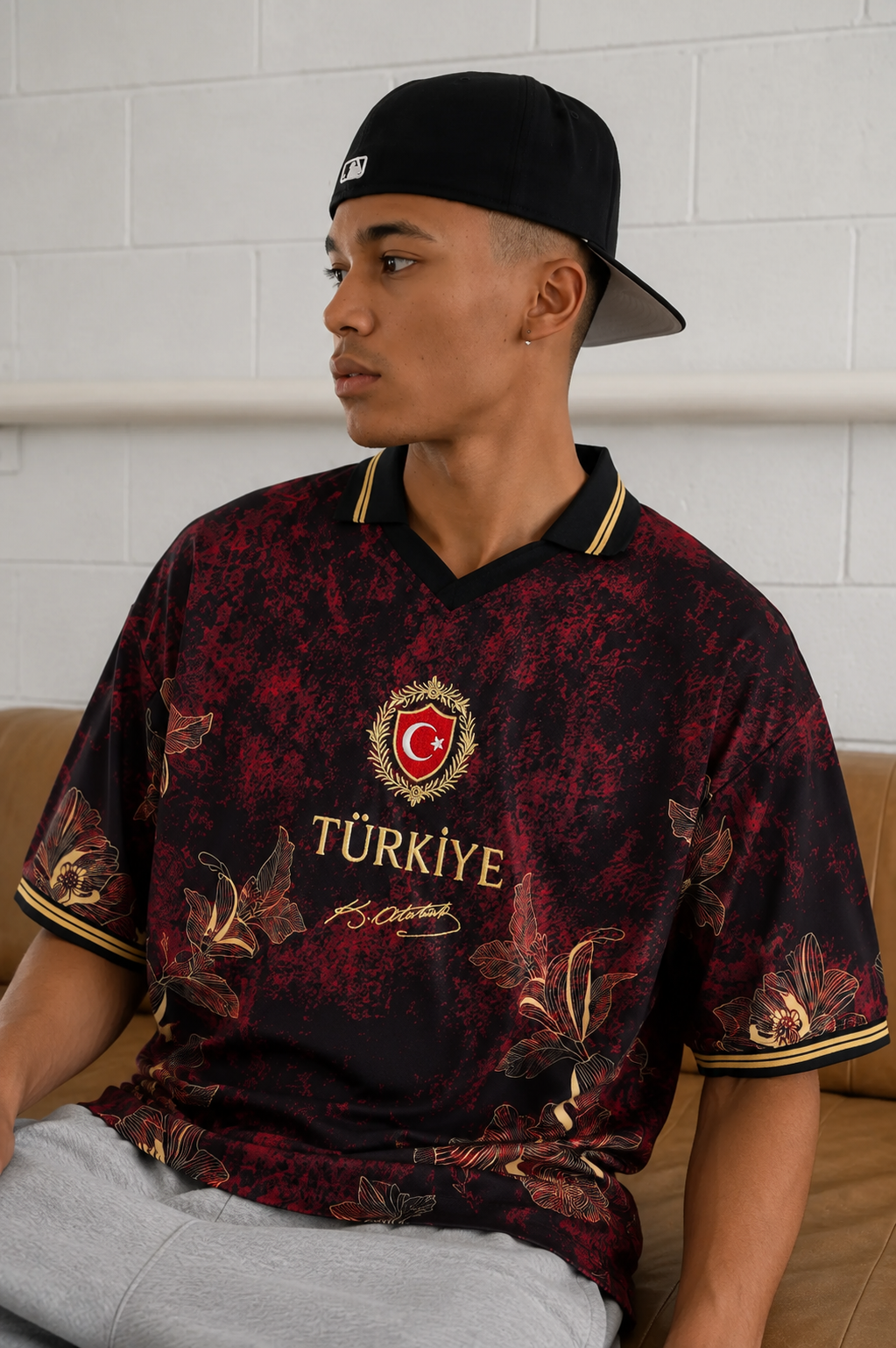 Milli Takım Dünya Kupası Özel Koleksiyon Nakış Detaylı Polo Yaka Forma T-shirt