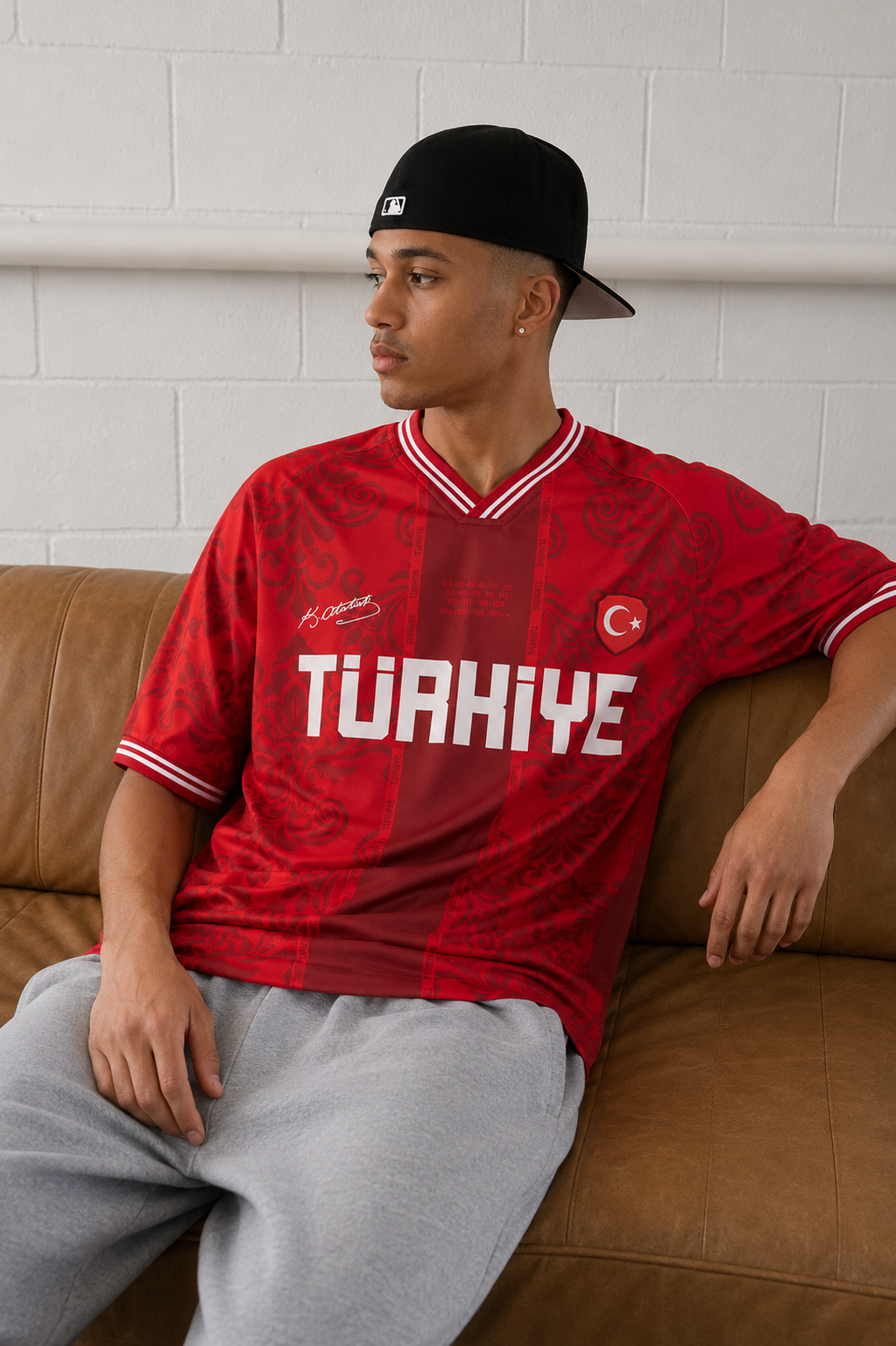 Milli Takım Dünya Kupası Özel Koleksiyon V Yaka Forma T-shirt