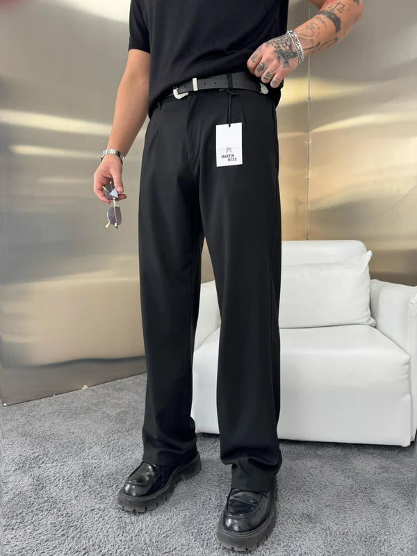 Erkek Baggy Fit Kumaş Pantolon Modeli