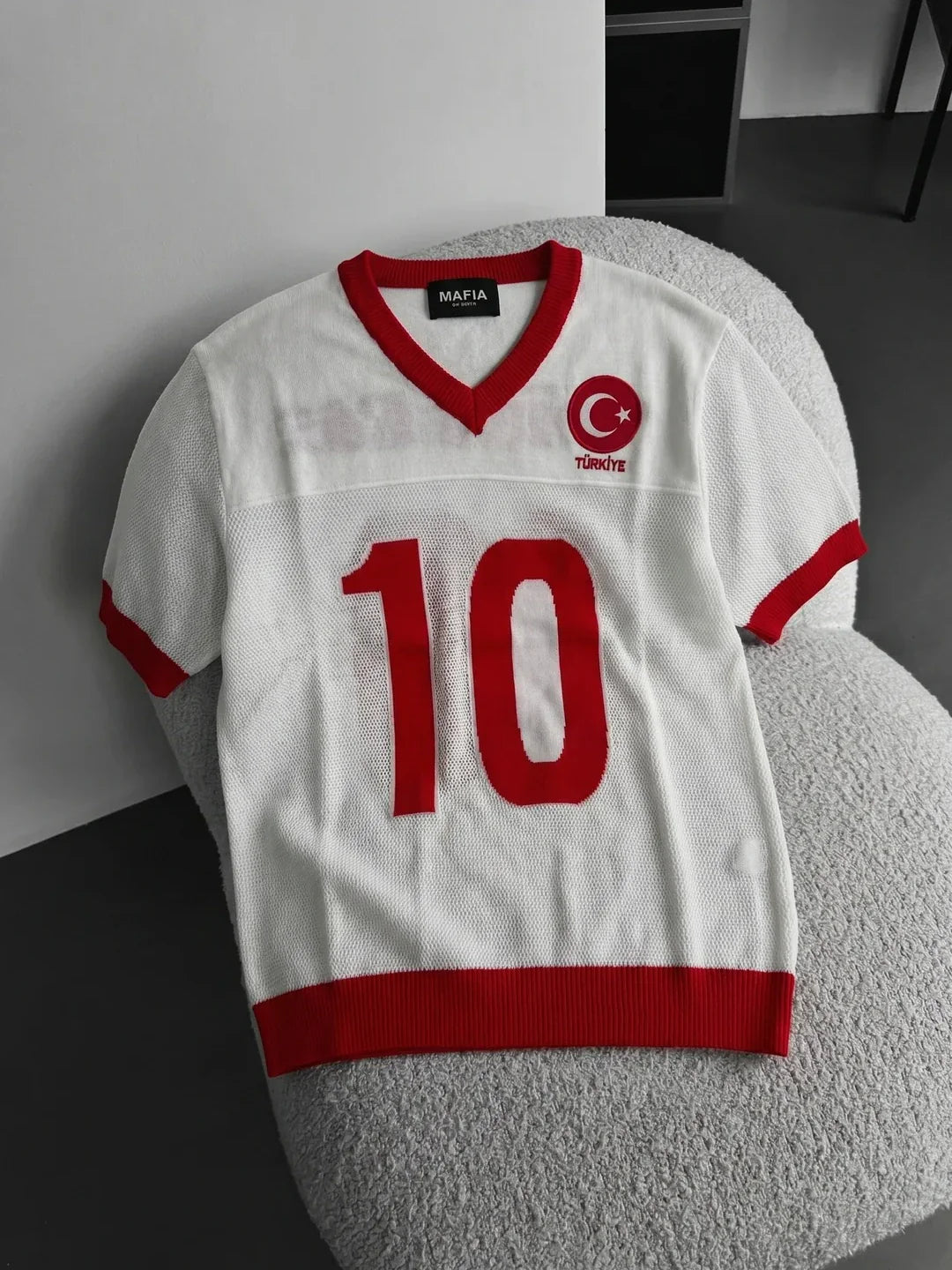 Erkek Oversize Türkiye Triko Forma Modeli Ürün Detayı