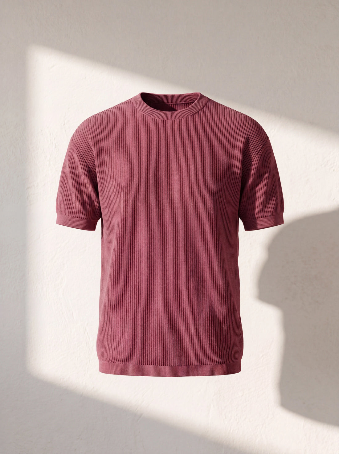 Erkek Asit Yıkamalı Selanik Kumaş Modern Fit T-Shirt
