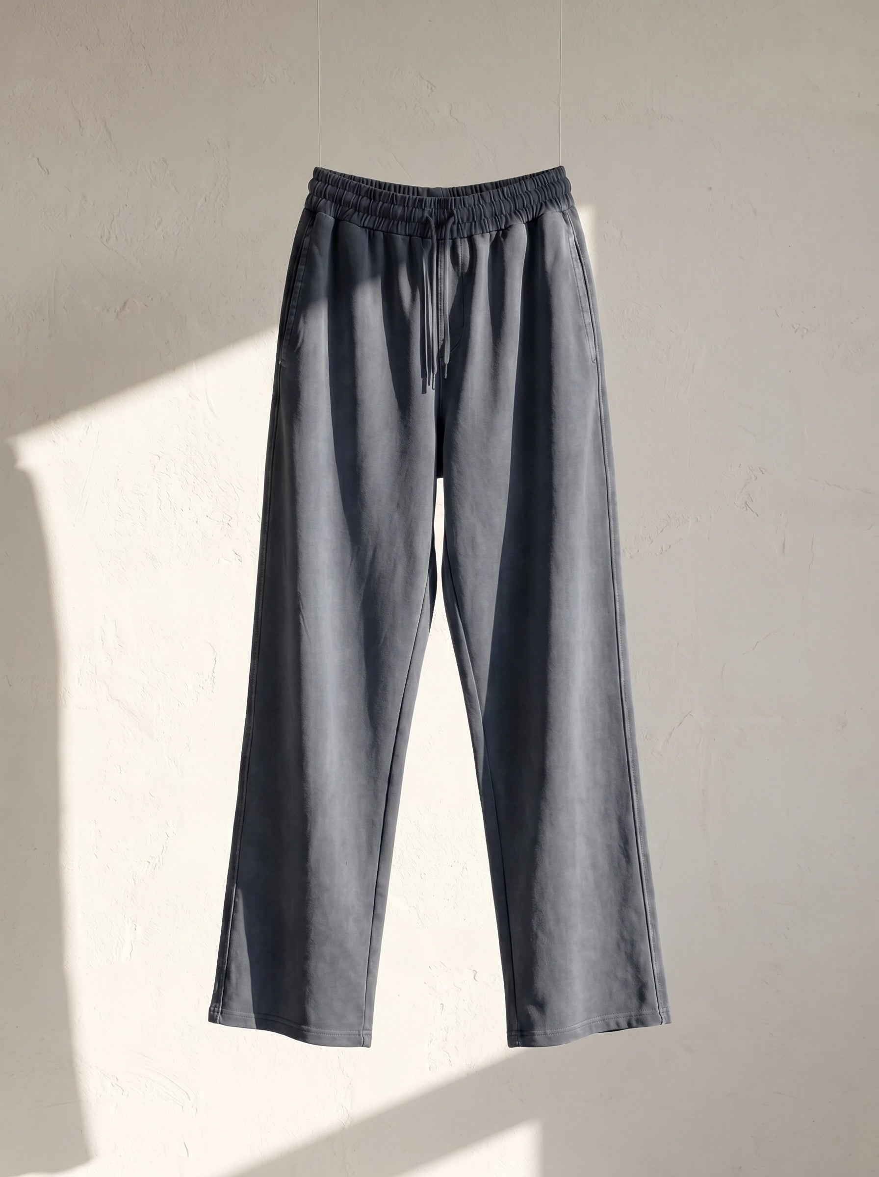 Erkek Yıkamalı Basic Baggy Eşofman Altı