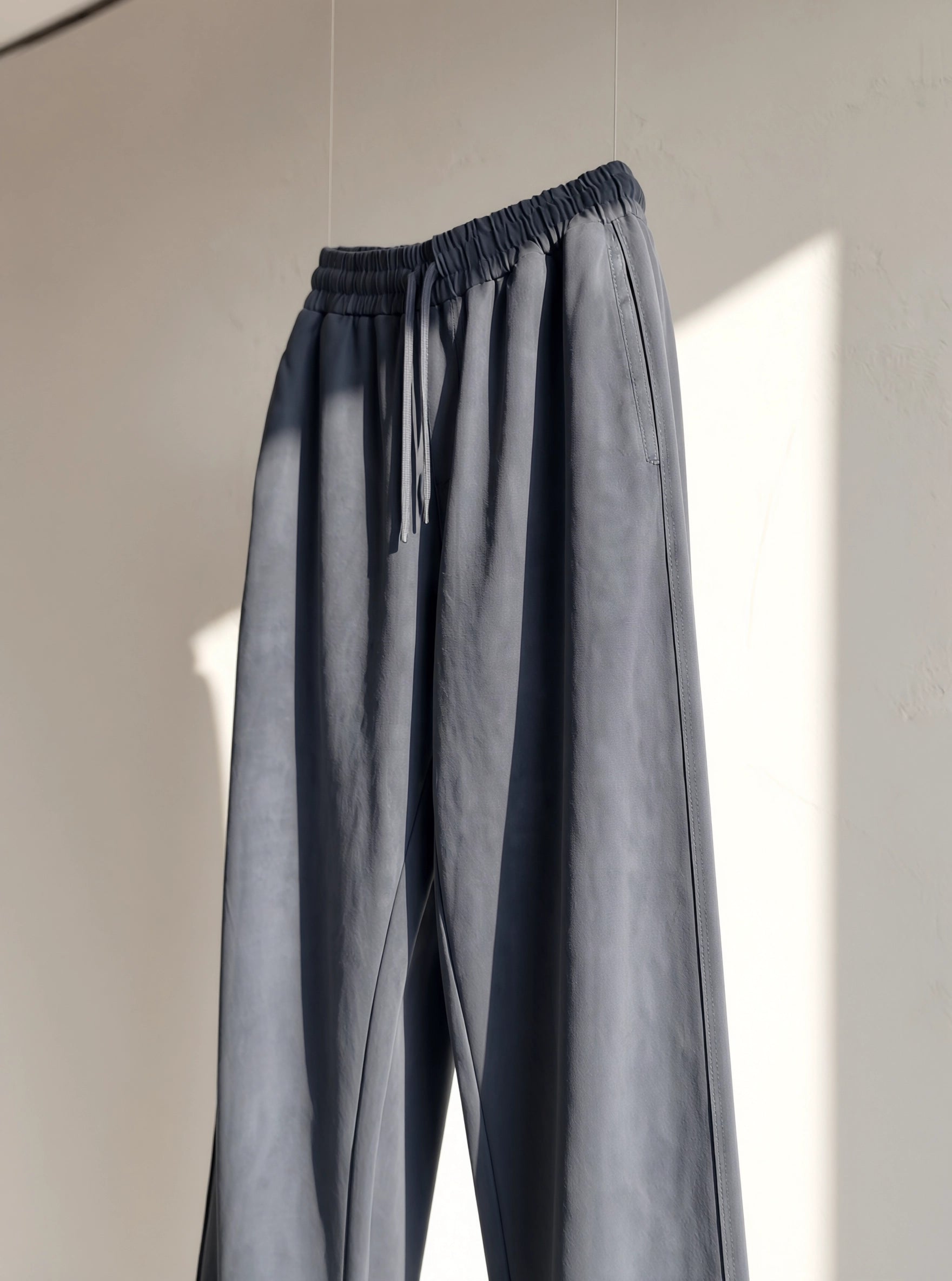 Erkek Yıkamalı Basic Baggy Eşofman Altı